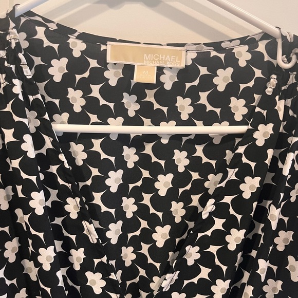 Michael Kors Black & White Patterned Dress - Picture 2 of 4